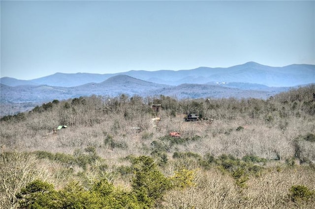 view of mountain feature