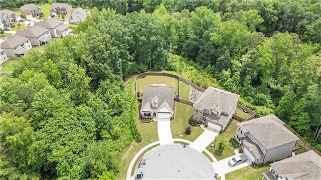 3392 Fall Branch Ln, Buford, GA 30519 - aerial view of residential area featuring a forest