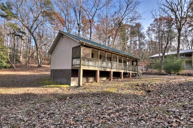 view of front of property