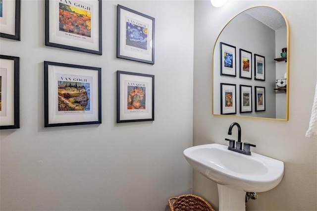 bathroom with a sink