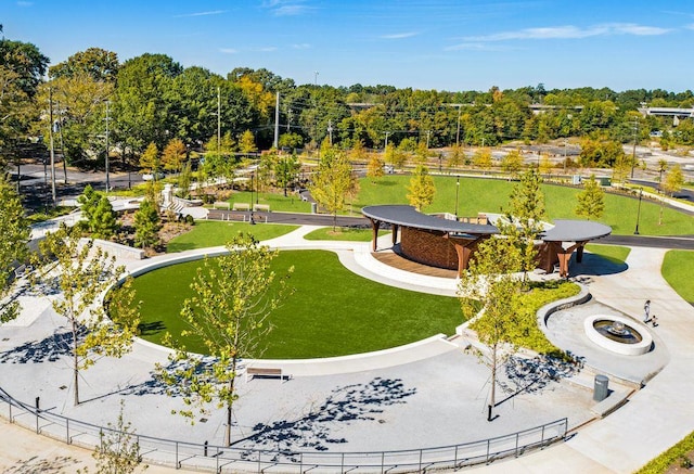 view of home's community featuring a yard