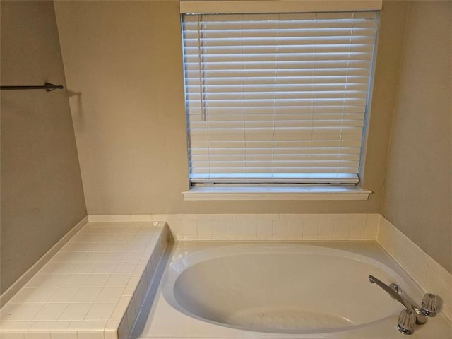 bathroom featuring a bathing tub