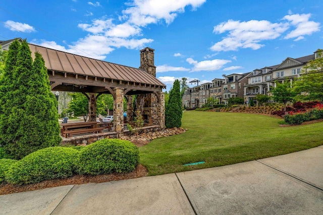 1120 Cordia Ave NW, Atlanta, GA 30318 - surrounding community featuring a yard, a residential view, and a gazebo