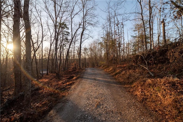 view of road