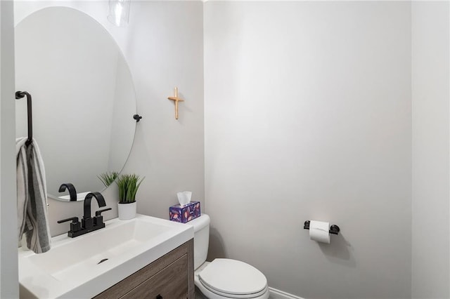 416 Battlefield Creek Dr, Marietta, GA 30064 - half bath featuring vanity and toilet