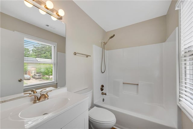 1368 Poplar Pointe SE, Smyrna, GA 30082 - full bathroom with toilet, shower / bath combination, and vanity