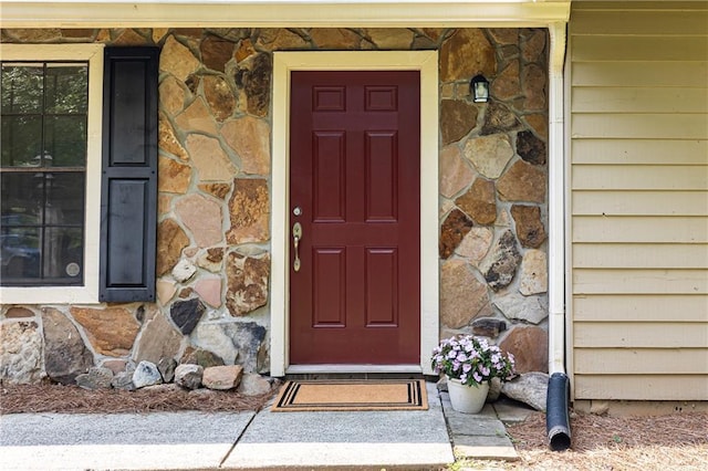 2753 Fireside Ct SE, Marietta, GA 30067 - property entrance featuring stone siding