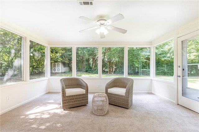 2753 Fireside Ct SE, Marietta, GA 30067 - unfurnished sunroom with plenty of natural light, carpet floors, and baseboards