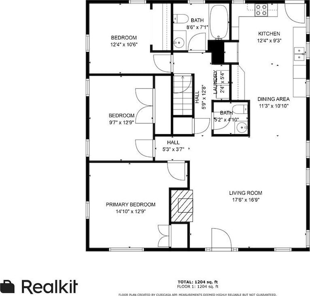 2486 Memorial Dr SE, Atlanta, GA 30317 - home floor plan