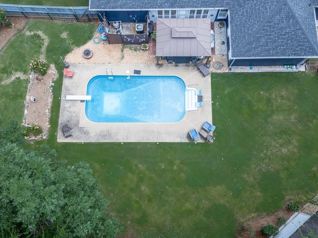 106 Warwick Way SE, Rome, GA 30161 - view from above of property featuring a pool area