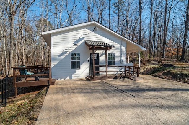 4286 Pool Rd, Winston, GA 30187 - view of front of house with a standing seam roof and metal roof
