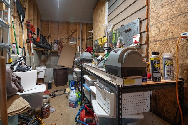 4286 Pool Rd, Winston, GA 30187 - miscellaneous room with concrete flooring