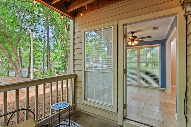 602 Country Park Dr SE, Smyrna, GA 30080 - balcony featuring ceiling fan