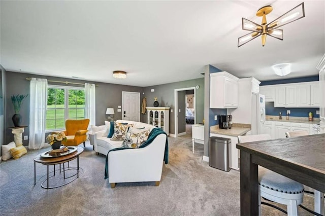 330 Pitts Chapel Rd, Newborn, GA 30056 - living area featuring baseboards and light colored carpet