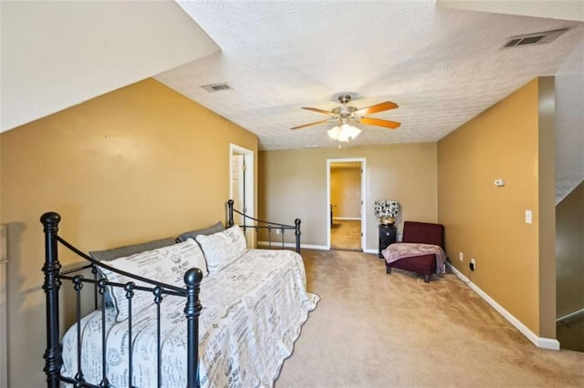 330 Pitts Chapel Rd, Newborn, GA 30056 - bedroom featuring a textured ceiling, carpet floors, visible vents, and baseboards