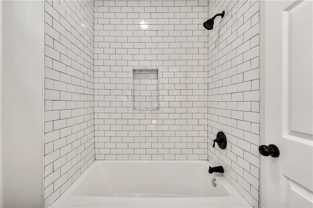 full bathroom with bathtub / shower combination