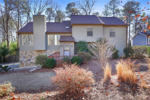 view of front of home