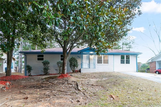 view of ranch-style house