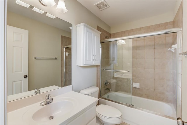 2748 Hidden Falls Dr, Buford, GA 30519 - bathroom with vanity and bath / shower combo with glass door