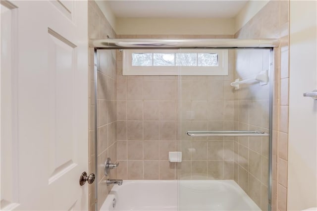 2748 Hidden Falls Dr, Buford, GA 30519 - bathroom with combined bath / shower with glass door