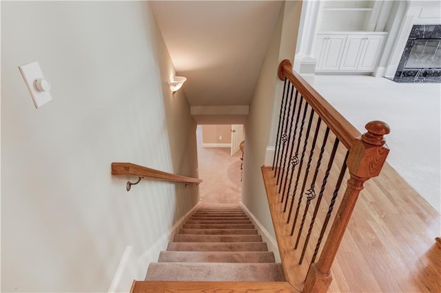 2748 Hidden Falls Dr, Buford, GA 30519 - staircase with baseboards