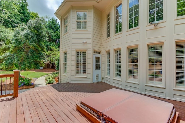 2748 Hidden Falls Dr, Buford, GA 30519 - view of wooden terrace
