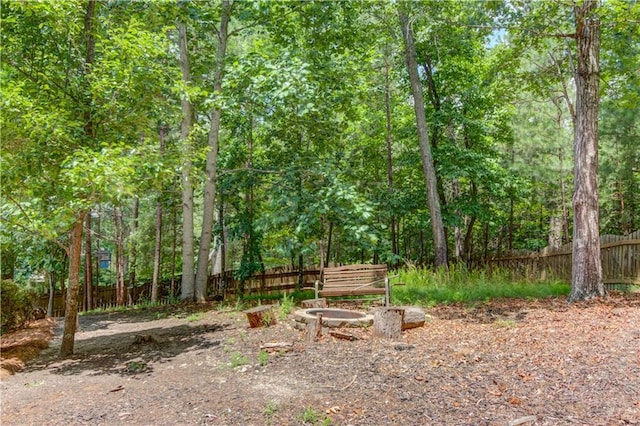 2748 Hidden Falls Dr, Buford, GA 30519 - view of yard featuring a wooded view