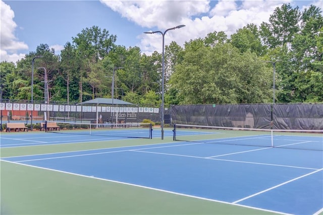2748 Hidden Falls Dr, Buford, GA 30519 - view of tennis court featuring community basketball court