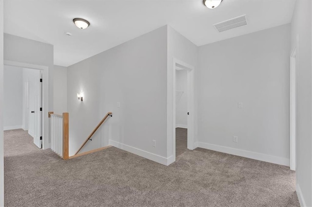 28 Creekview Dr SE, Cartersville, GA 30120 - hallway featuring an upstairs landing, carpet, and baseboards