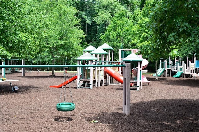 view of communal playground