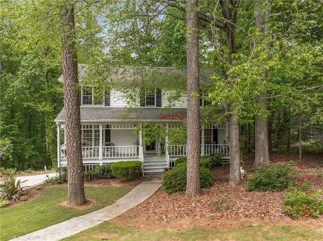 1519 Brookcliff Cir, Marietta, GA 30062 - view of front facade featuring covered porch