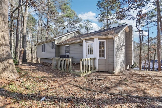 view of rear view of house