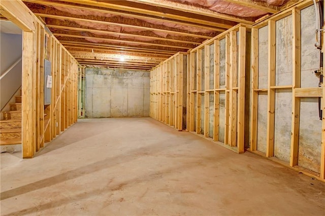 297 Delta Dr, Mcdonough, GA 30252 - unfinished basement featuring stairs