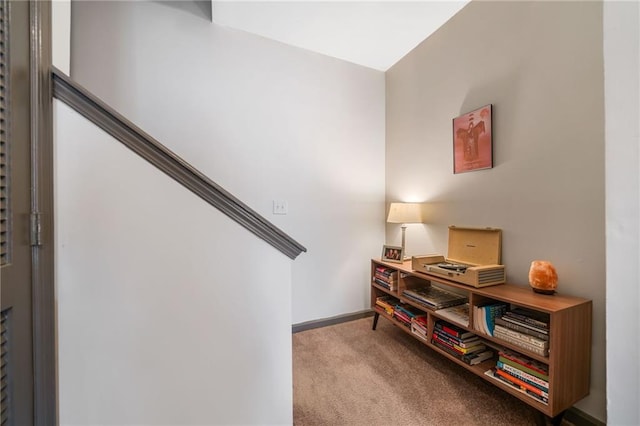 407 The Crossings Ln, Woodstock, GA 30189 - rec room with baseboards and carpet flooring