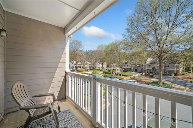407 The Crossings Ln, Woodstock, GA 30189 - balcony with a residential view