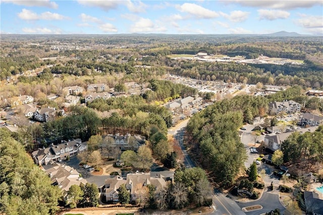 407 The Crossings Ln, Woodstock, GA 30189 - birds eye view of property featuring a residential view
