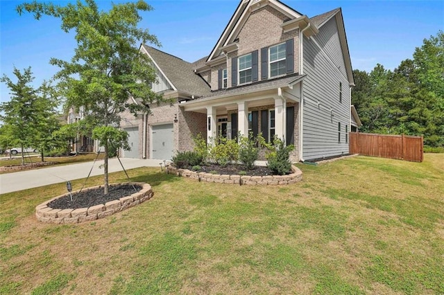 8 Unbridled Way, Newnan, GA 30263 - craftsman house featuring driveway and brick siding