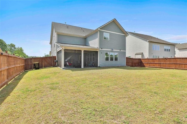 8 Unbridled Way, Newnan, GA 30263 - rear view of property featuring a sunroom