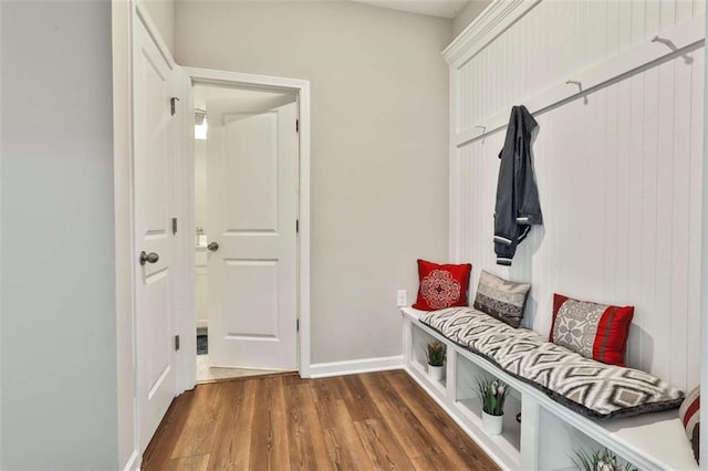 8 Unbridled Way, Newnan, GA 30263 - mudroom with dark wood-style floors and baseboards