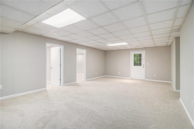 532 Watson St, Toccoa, GA 30577 - unfurnished room with carpet and a drop ceiling