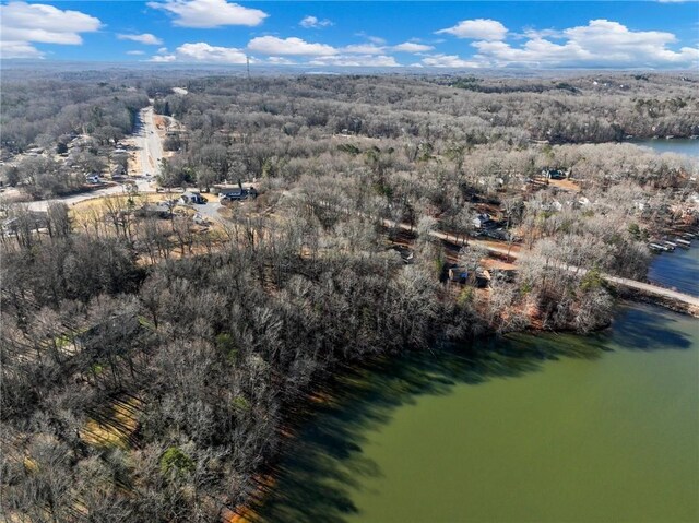 2938 Chestatee Rd, Gainesville, GA 30506 - bird's eye view featuring a water view and a view of trees