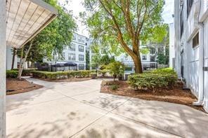 view of property's community featuring a patio