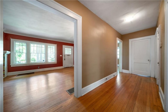 1276 Lanier Blvd NE, Atlanta, GA 30306 - foyer featuring baseboards and hardwood / wood-style floors
