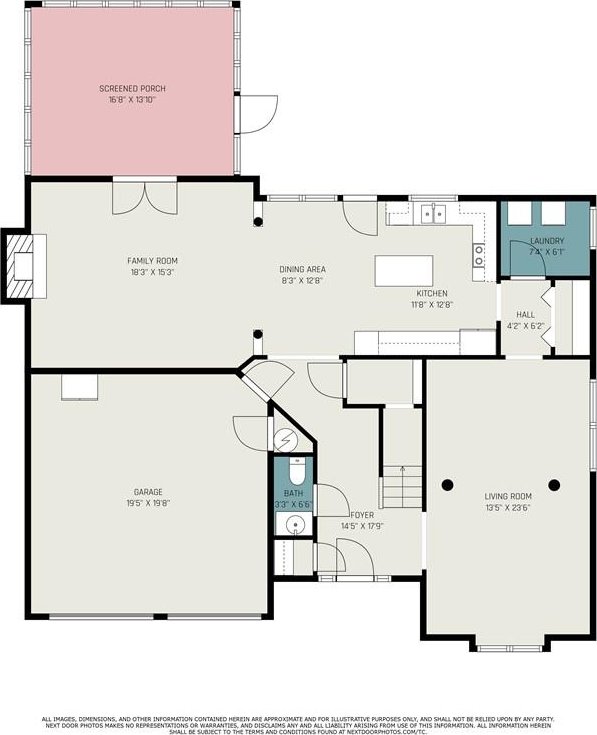 3117 Blowing Wind Ct NW, Acworth, GA 30101 - view of floor plan / room layout