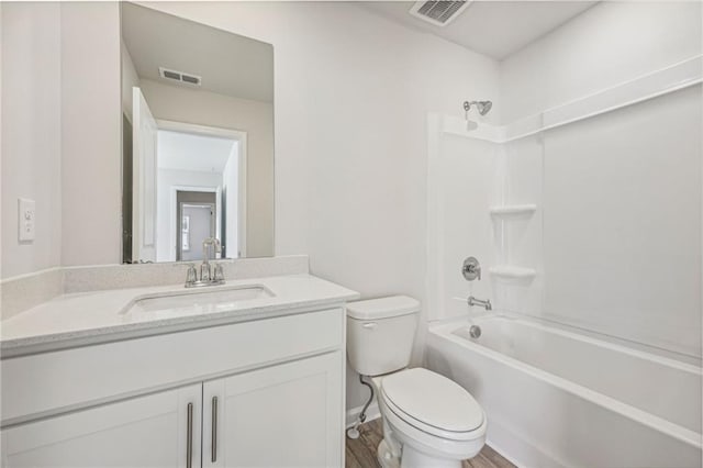 1539 High Falls Ln, Grayson, GA 30017 - bathroom featuring vanity,  shower combination, and wood finished floors