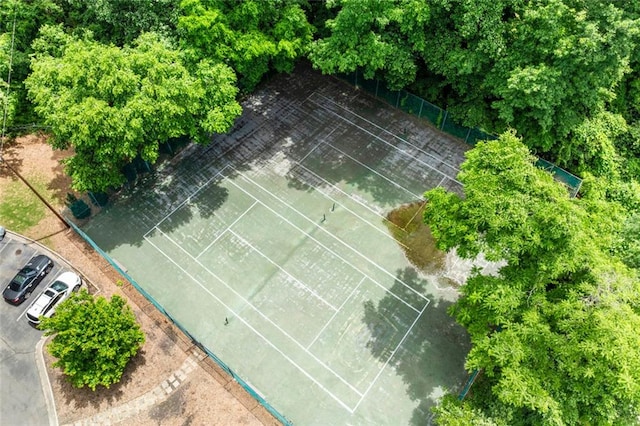 aerial view of property's location featuring property boundaries highlighted