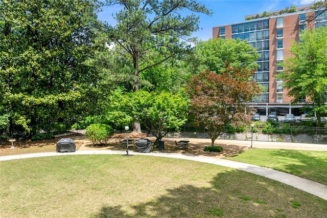 view of home's community featuring a yard