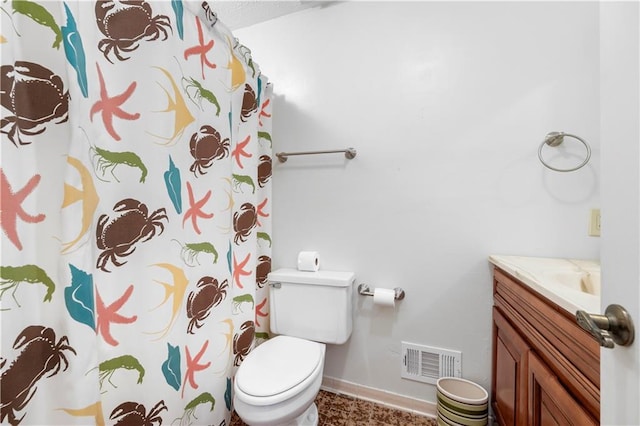 5065 Nesbit Ferry Ln, Atlanta, GA 30350 - full bathroom with vanity and a shower with curtain