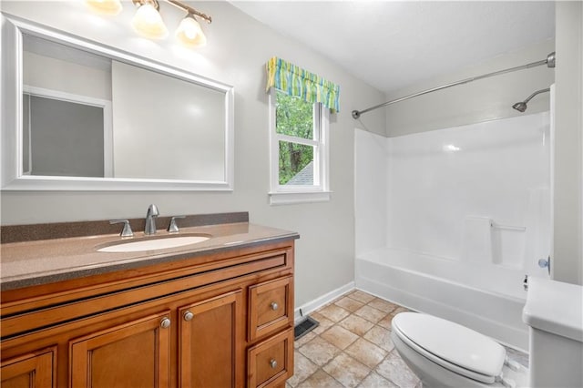 5065 Nesbit Ferry Ln, Atlanta, GA 30350 - bathroom with vanity and bathtub / shower combination