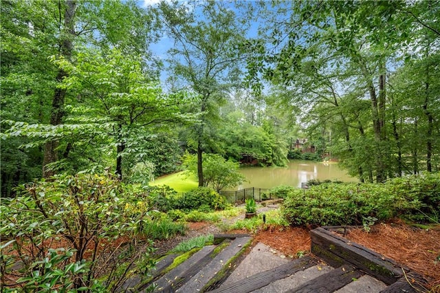 5065 Nesbit Ferry Ln, Atlanta, GA 30350 - view of yard with a water view